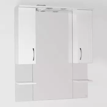 Зеркало-шкаф Style Line Энигма 90 белый, с подсветкой