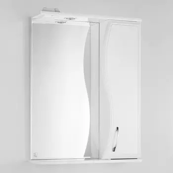 Зеркало-шкаф Style Line Панда 60 правый белый, с подсветкой