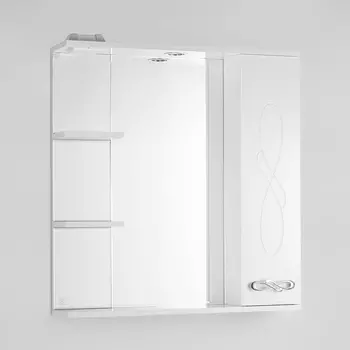 Зеркало-шкаф Style Line Венеция 75 правый белый, с подсветкой