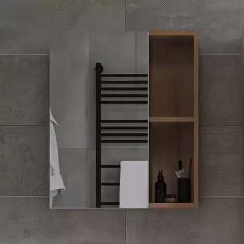 Зеркало-шкаф VIANT Бостон 50 дуб вотан