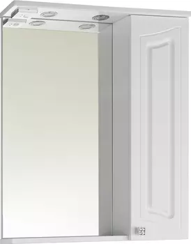 Зеркало-шкаф Vod-Ok Адам 65 R, белый