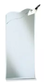 Зеркало со светильником Aquaton Колибри 45 белый