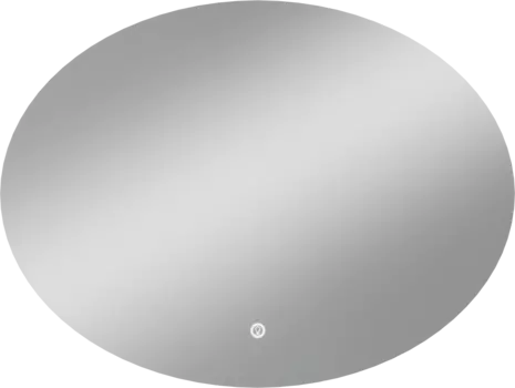 Зеркало STWORKI Осло 80x60 см, c подсветкой в ванную, с регулировкой яркости подсветки, влагозащитное, сенсорное