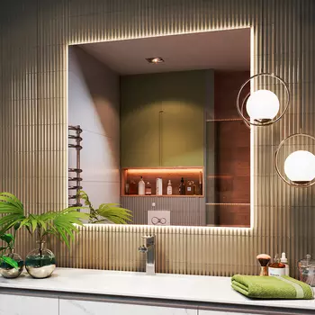 Зеркало Vigo Quadro 100 с подсветкой