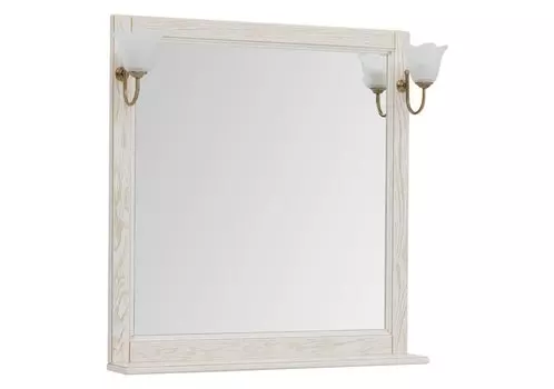 Зеркало Aquanet Тесса Декапе 85 жасмин, золото