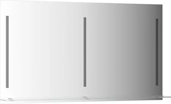 Зеркало Evoform Ledline-S BY 2169 130x75 с полкой