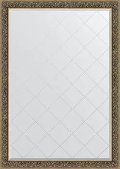 Зеркало Evoform Exclusive-G BY 4508 134x189 вензель серебряный