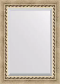 Зеркало Evoform Exclusive BY 1122 53x73 состаренное серебро с плетением