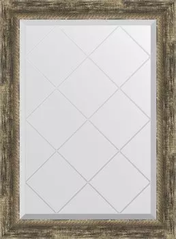 Зеркало Evoform Exclusive-G BY 4092 63x86 старое дерево с плетением