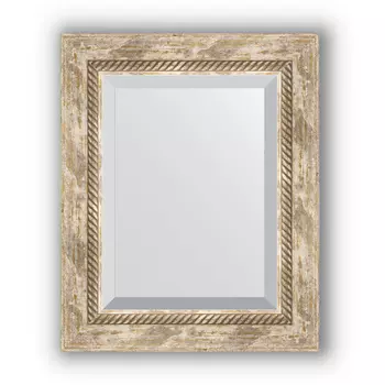 Зеркало Evoform Exclusive BY 3355 43х53 прованс с плетением, с фацетом, в багетной раме