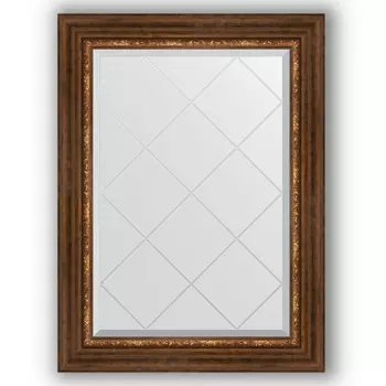Зеркало Evoform Exclusive-G BY 4105 66x89 римская бронза, в багетной раме, с гравировкой