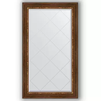 Зеркало Evoform Exclusive-G BY 4234 76x131 римская бронза, в багетной раме, с гравировкой