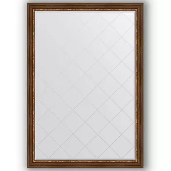 Зеркало Evoform Exclusive-G BY 4492 131x186 римская бронза, в багетной раме, с гравировкой