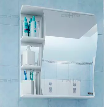 Зеркало в ванную Санта Стандарт 55 см (101010)