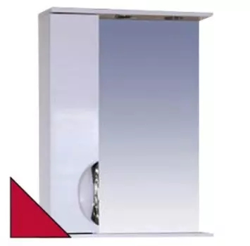 Жасмин - 55 Зеркало - шкаф лев. (свет) красная плёнка