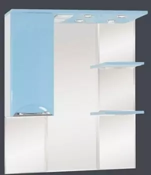 Жасмин - 85 Зеркало лев. (свет) голубая эмаль