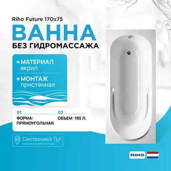 Акриловая ванна Riho