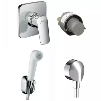 Гигиенический душ со смесителем Hansgrohe