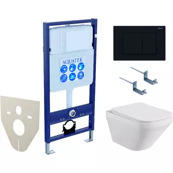 Комплект унитаза с инсталляцией Aquatek