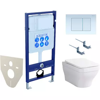 Комплект унитаза с инсталляцией Aquatek
