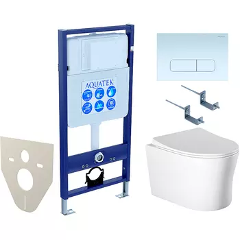 Комплект унитаза с инсталляцией Aquatek