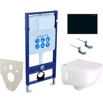 Комплект унитаза с инсталляцией Aquatek