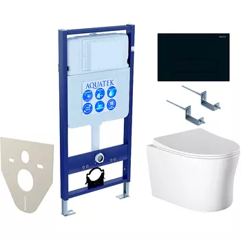 Комплект унитаза с инсталляцией Aquatek