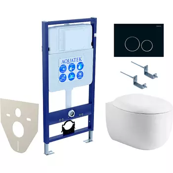 Комплект унитаза с инсталляцией Aquatek