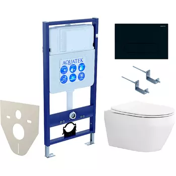 Комплект унитаза с инсталляцией Aquatek