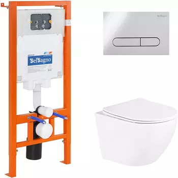 Комплект унитаза с инсталляцией BelBagno