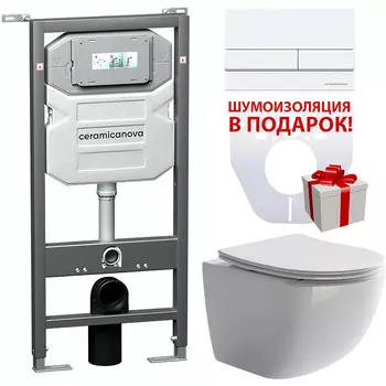 Комплект унитаза с инсталляцией Ceramicanova