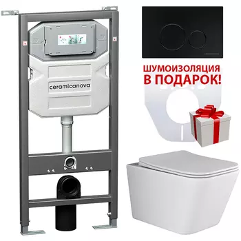 Комплект унитаза с инсталляцией Ceramicanova