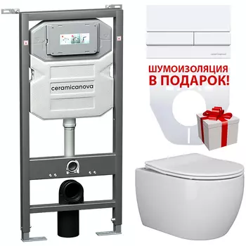 Комплект унитаза с инсталляцией Ceramicanova