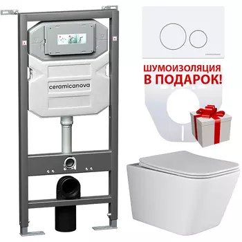 Комплект унитаза с инсталляцией Ceramicanova