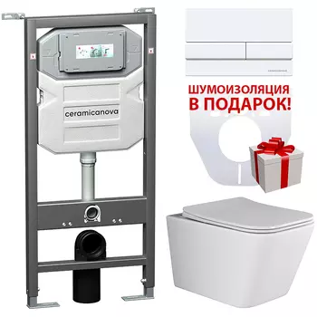 Комплект унитаза с инсталляцией Ceramicanova