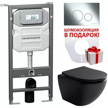 Комплект унитаза с инсталляцией Ceramicanova