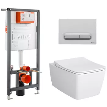Комплект унитаза с инсталляцией Vitra