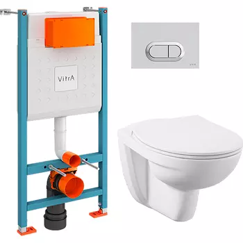 Комплект унитаза с инсталляцией Vitra
