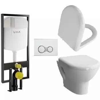 Комплект унитаза с инсталляцией Vitra