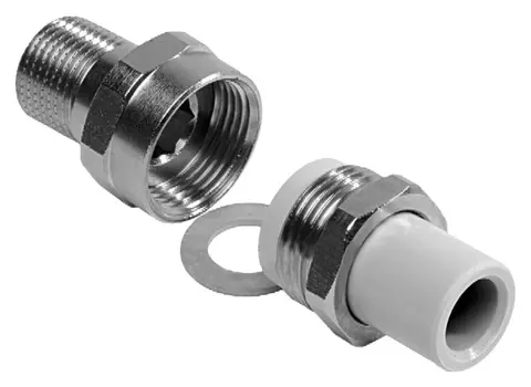 Американка Ekoplastik 20x1/2 наружная резьба, пластик-металл SRSPK020XX