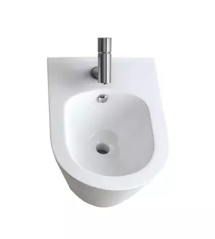 Биде подвесное безободковое Creto Logan L3 белое 1003-003-L3W