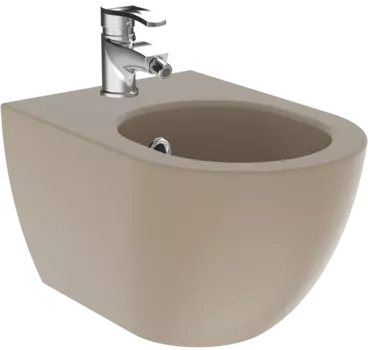 Биде подвесное Creavit Free FE510-00CM00E-0000 капучино