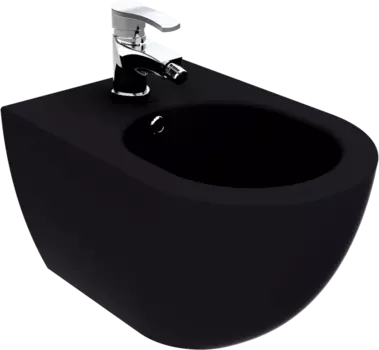 Биде подвесное Creavit Free FE510-00SM00E-0000 черное матовое