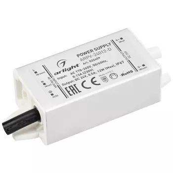 Блок питания Arlight ARPV-24012-D 24V 12W IP67 0,5A 022409 /022409