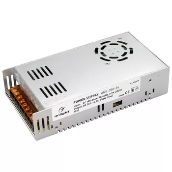 Блок питания Arlight ARS-350-24 24V 350W IP20 14,5A 026677 /026677