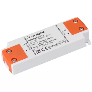 Блок питания Arlight ARV-SN12015-FLAT-B 12V 15W IP20 1,25A 029276 /029276
