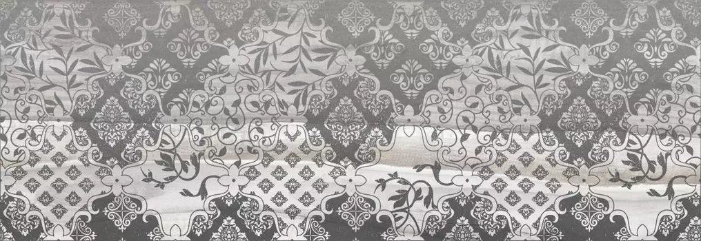 Декор Laparet Grace Fancy 20х60 серый