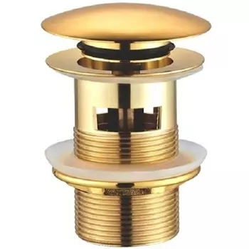 Донный клапан CeramaLux RD011 Click-Clack Золото