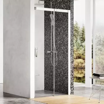 Душевая дверь в нишу Ravak MSD2-110 R Transparent, профиль белый 0WPD0100Z1