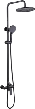 Душевая стойка Abber Weiss Insel AF8020B черная матовая